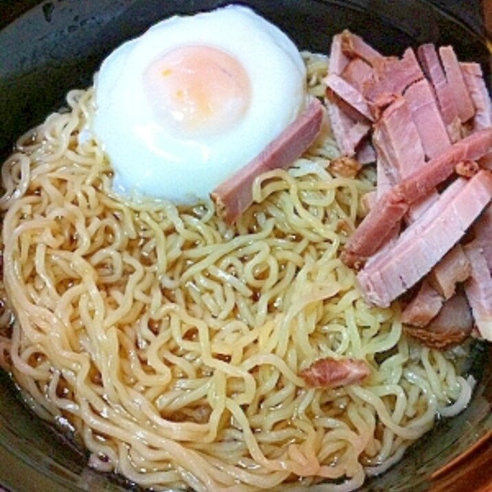 インスタントラーメンで冷やしラーメン